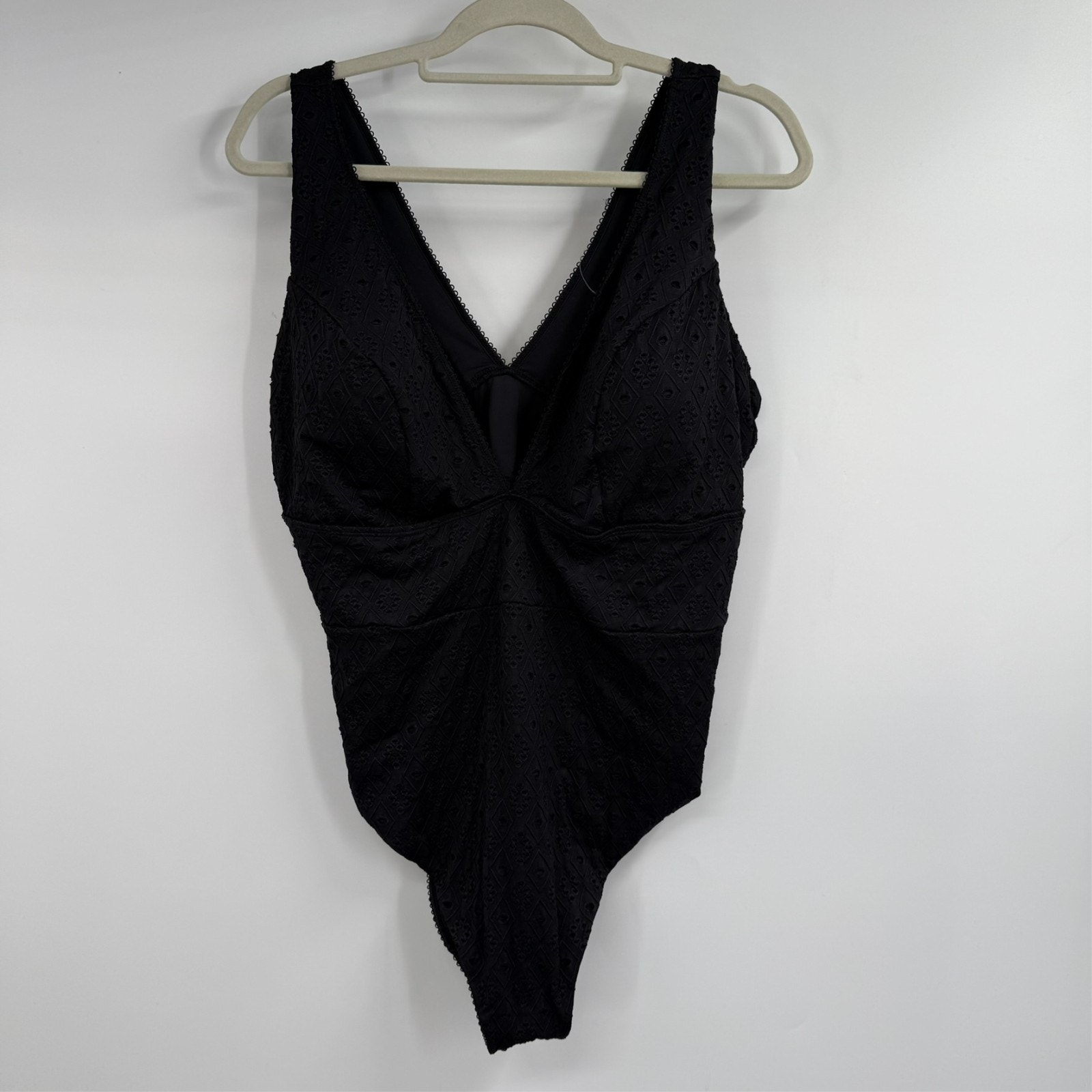 Nwt Adore Me One Piece Swimsuit Womens 3x Black V-Neck Lace Boho Sw-13147-Onp — image 5 of 8